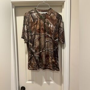 Under Armoir dry-fit camo short sleeve shirt